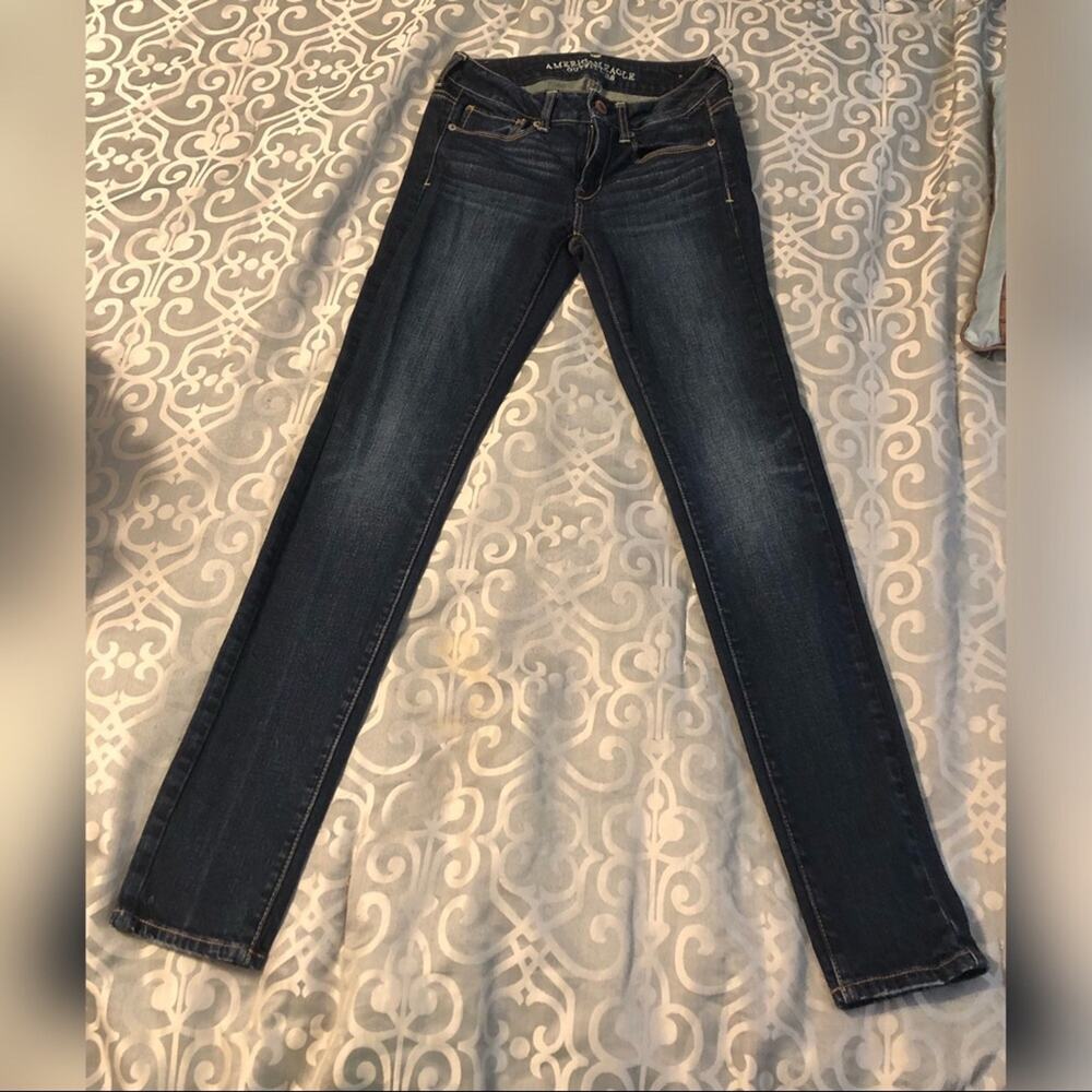 American Eagle Dark Wash Skinny 2